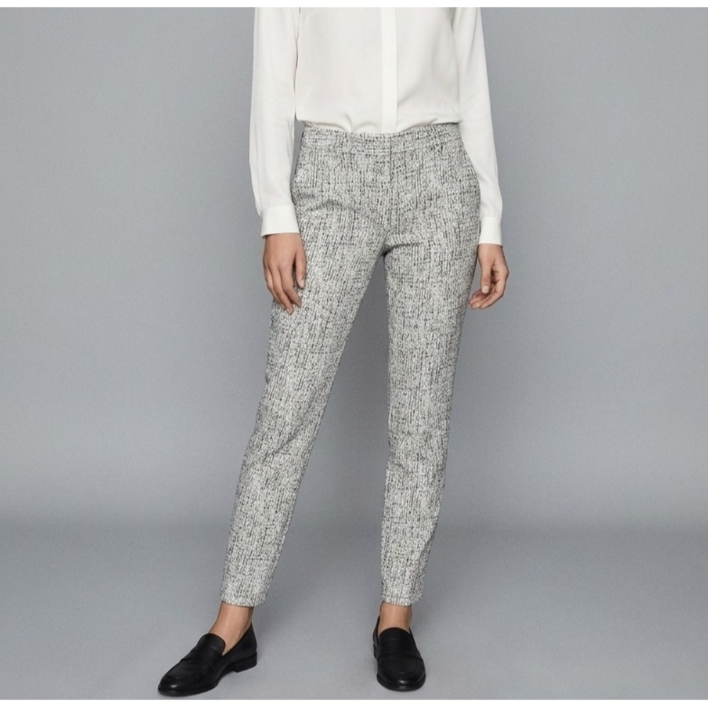 Express Columnist Ankle Pants Women 8R Gray Slim Fit‎ Mid Rise Stretch